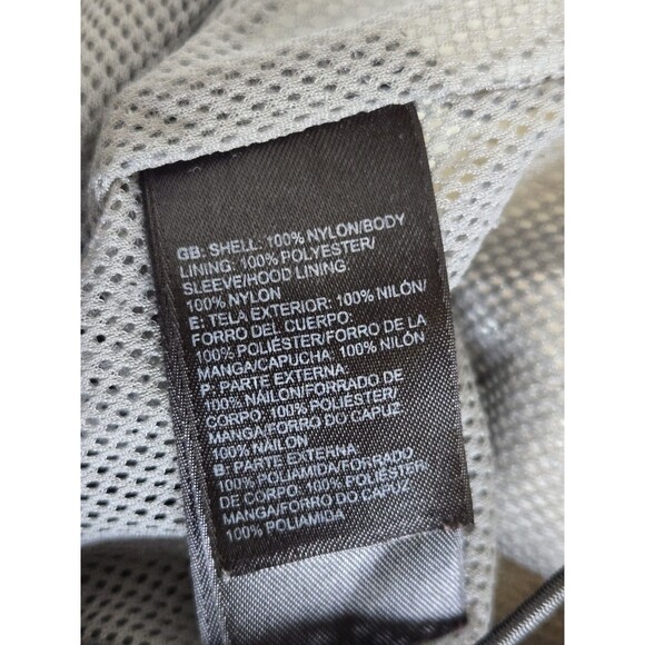 The North Face Jacket Mens M Gray Resolve HyVent Zip Lightweight Outdoor Rain - Picture 9 of 9